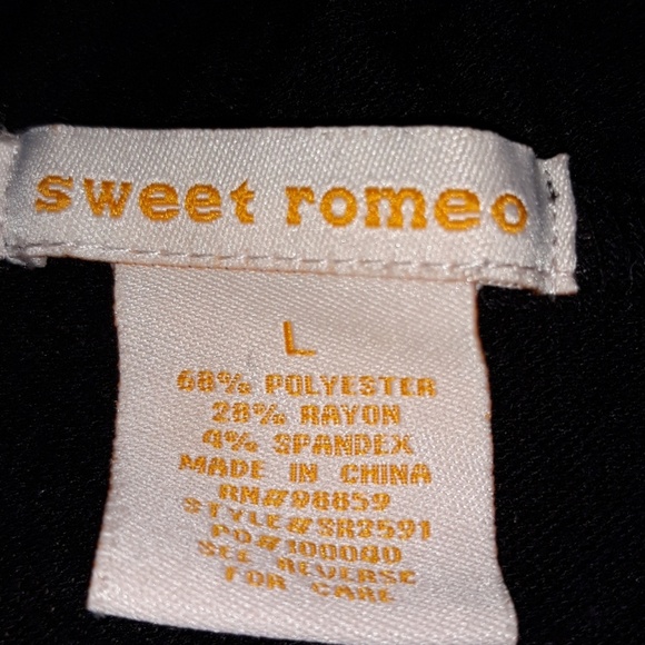 Black ruffled cardigan - Picture 5 of 6